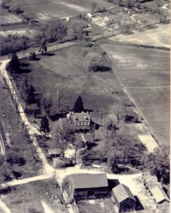 Aerial view of Paulsdale ca. 1950